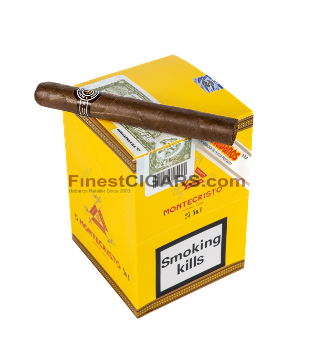 Finest Cigar on top Montecristo No. 4 (5x5)
