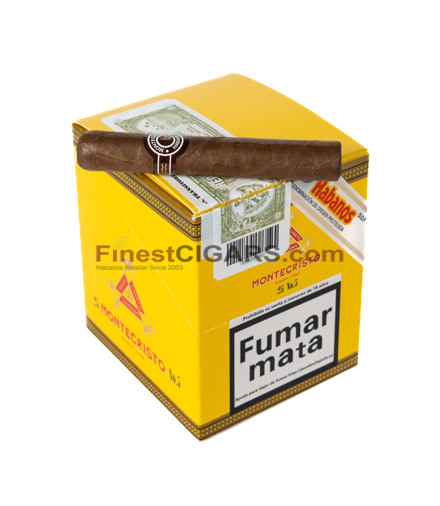 Finest Cigar on top Montecristo No. 5 (5x5)
