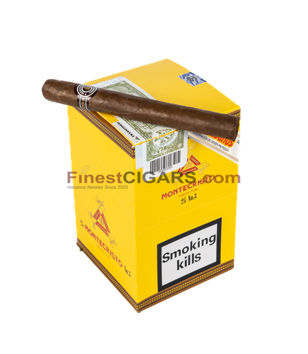 Finest Cigar on top Montecristo No. 3 (5x5)
